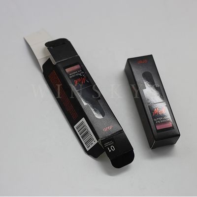 品質  OEM Black and Gold Rectangle Makeup Brush Tube Cardboard Recyclable Luxury Custom Shipping Boxes 工場